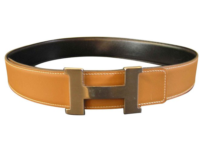 Hermès Belt "H" Constance Leather  ref.140839