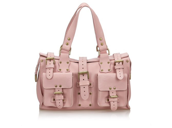 Mulberry Borsa a tracolla Roxanne in pelle rosa gelso  ref.140997