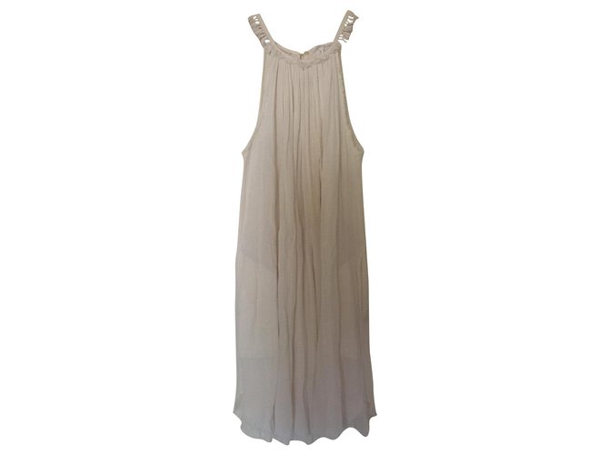 Isabel Marant Etoile Dresses Cream Cotton ref.141119 Joli