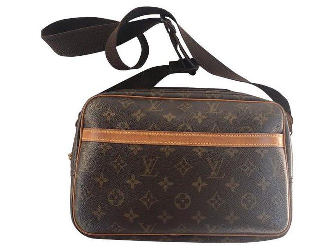 Louis Vuitton report Brown Synthetic  ref.141261