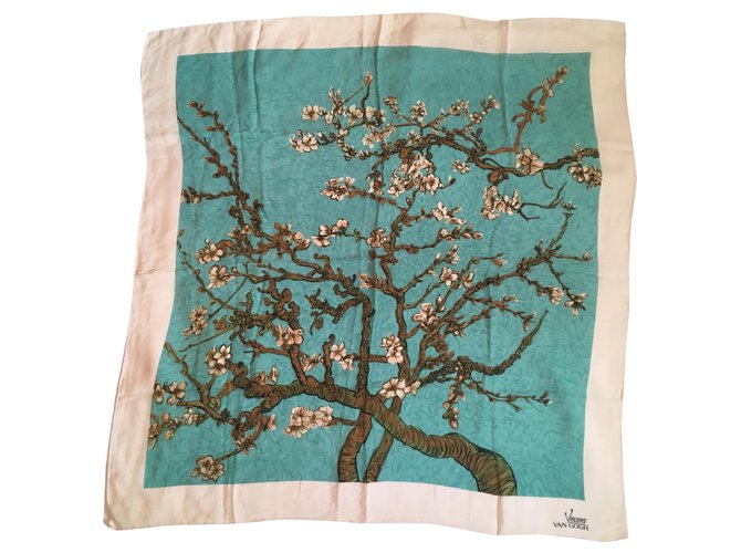 Autre Marque Almond blossom Turquoise Silk  ref.141301