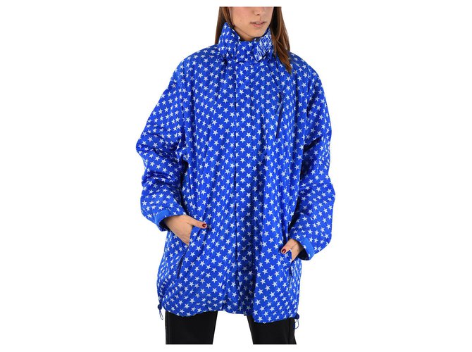 Givenchy coat new Blue Nylon  ref.141393