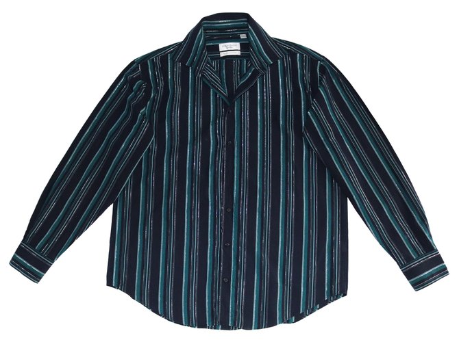 Yves Saint Laurent chemises Coton Multicolore  ref.141395
