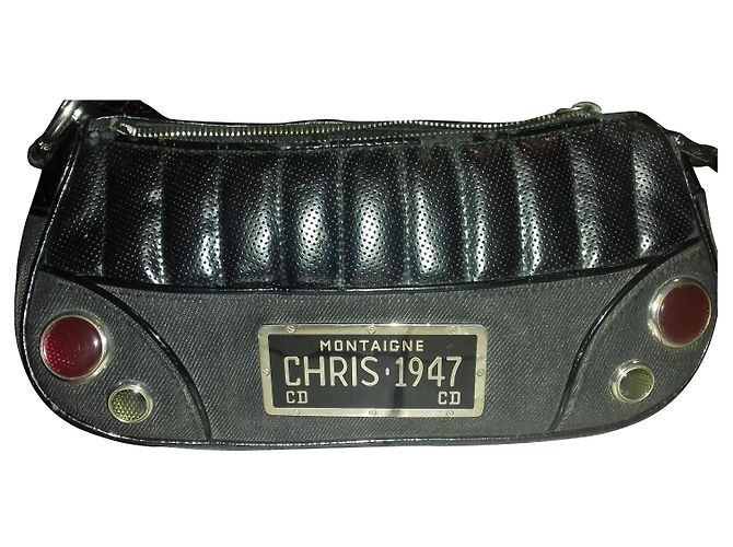 Borsa Christian Dior Montaigne Cadillac in pelle nera Nero