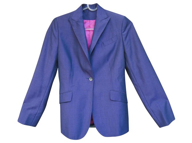 Autre Marque Ozwald Boateng chaqueta nueva condición Púrpura Lana  ref.141415