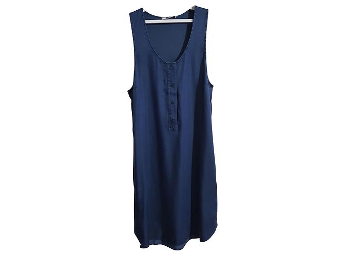 T By Alexander Wang Kurzes Trägerkleid Blau