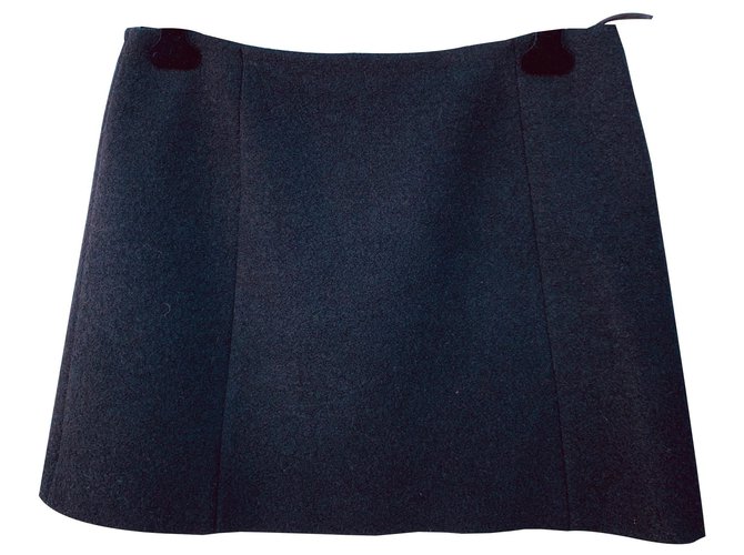 Prada Skirts Black Wool ref.141496 - Joli Closet