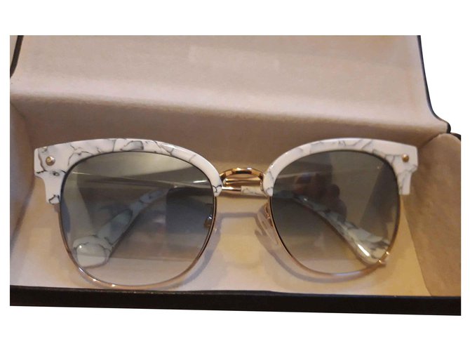 Balenciaga sunglasses White Acetate  ref.141534