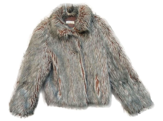 faux fur Balmain vintage Grey  ref.141540