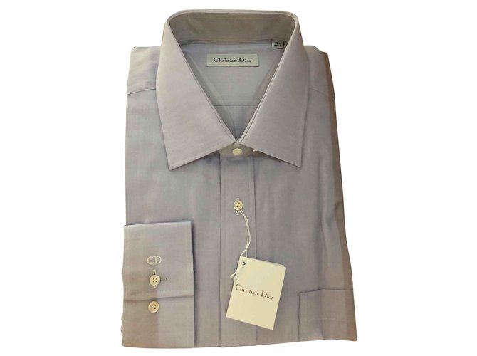 Christian Dior Shirts Lavender Cotton  ref.141565