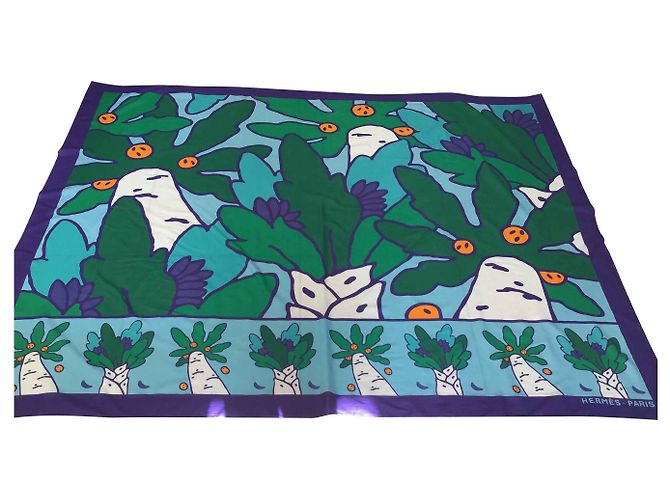 Hermès Pareo großes Modell Dunkelblau