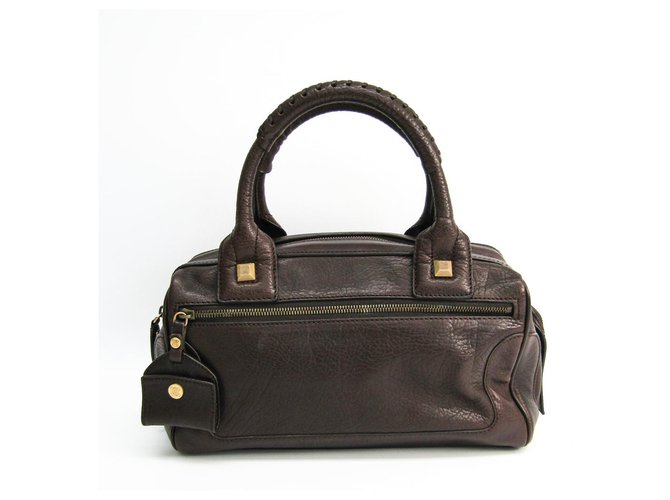 Céline Celine Brown Leather Handbag Pony-style calfskin  ref.141628