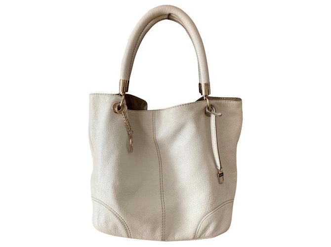 French Flair by Lancel White Leather  ref.141688