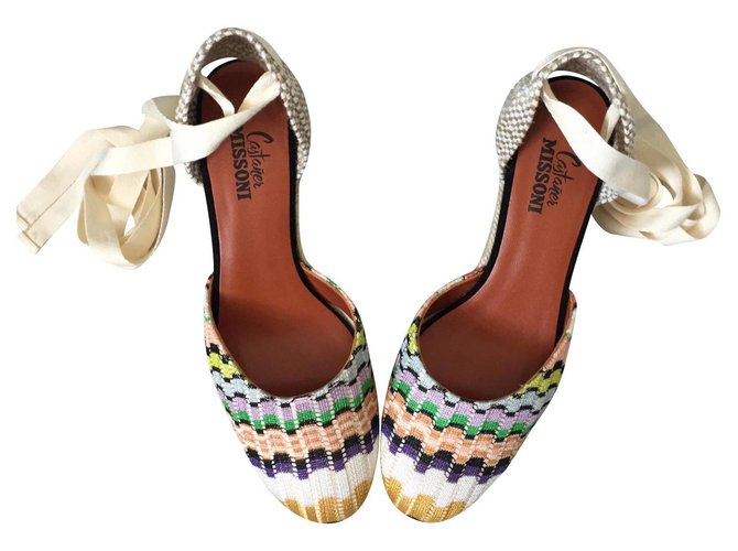 Castaner CASTAÑER wedge sandals Multiple colors Cotton  ref.141740