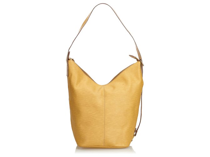 Fendi Brown Leather Shoulder Bag Beige  ref.141790