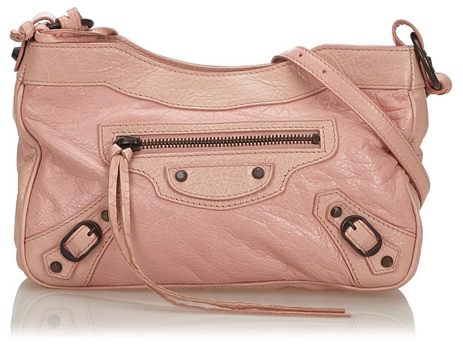 Balenciaga Pink Classic Hip Crossbody Bag Rosa Couro  ref.141819