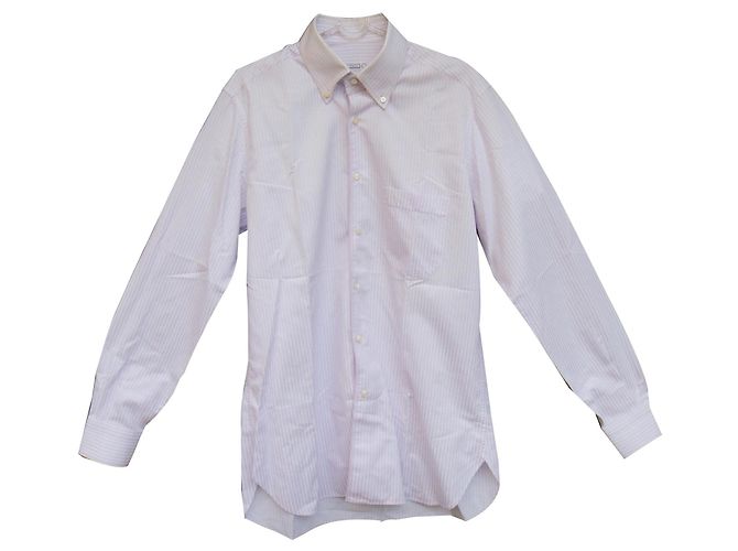 Autre Marque chemise Zilli taille 42 état impeccable Blanc Violet