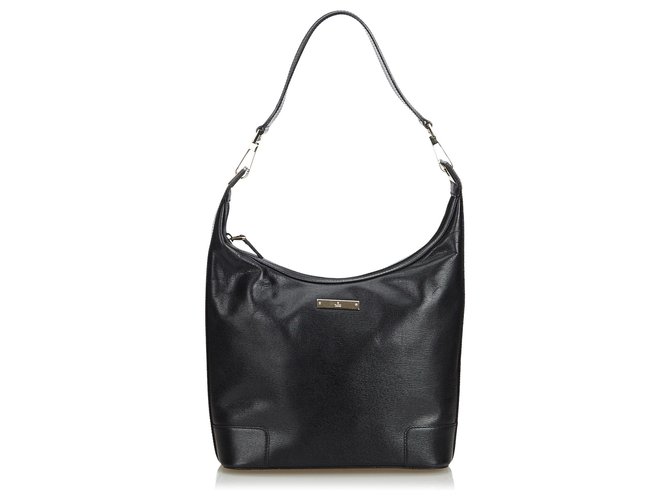 Gucci Black Leather Hobo Bag  ref.141932