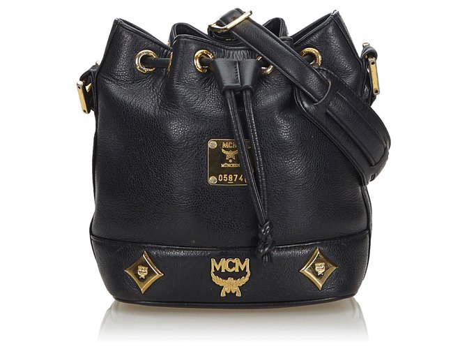 MCM Handbags Black Leather ref.173821 - Joli Closet