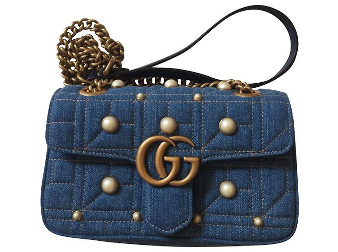 Gucci Marmont Denim