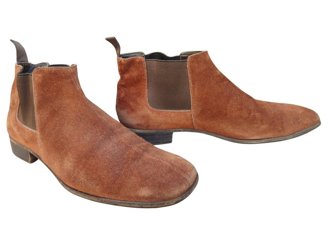 Prada boots Light brown Deerskin  ref.142042
