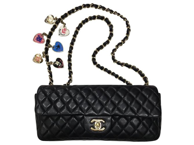 Chanel Black Leather  ref.142061