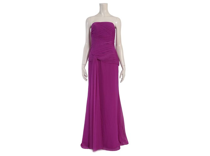 Vera Wang Purple gown Fuschia Polyester Tulle ref.JC142069 (Sold) - Joli  Closet