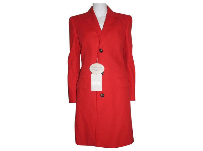 Vivienne Westwood cappotto rosso Cotone  ref.142098