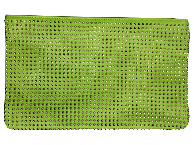 Bolso de mano Orciani de cuero verde