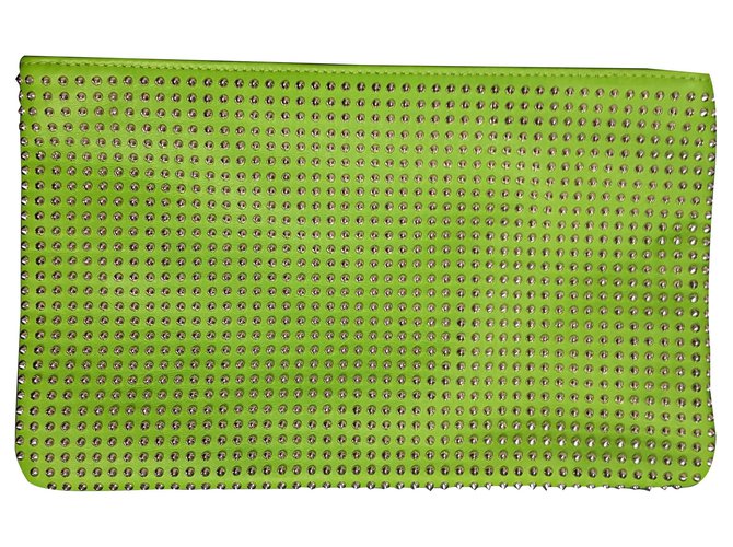 Orciani Clutch bags Green Leather  ref.142125