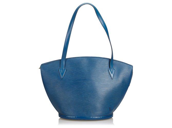 Louis Vuitton Blue Epi Saint Jacques GM Long Strap Leather  ref.142133