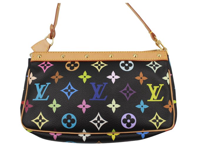 Louis Vuitton Handbags Black Leather  ref.142191