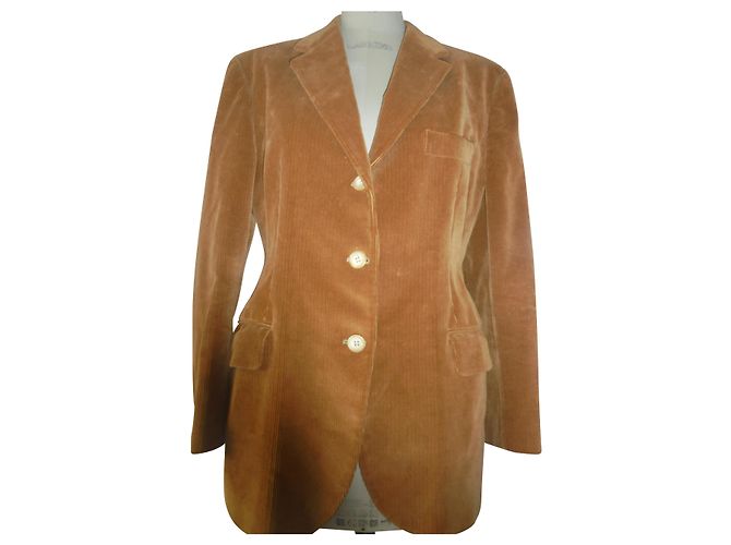 Arthur & Fox GIACCA ARTHUR E FOX IN VELOUR COTELE Marrone