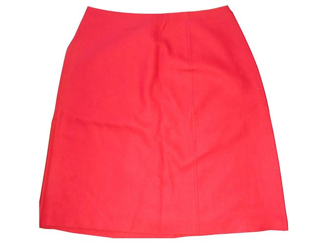 FALDA KENZO ROJA EN LANA
