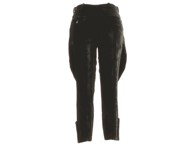 Ralph Lauren Pantalon Velours Noir  ref.142275
