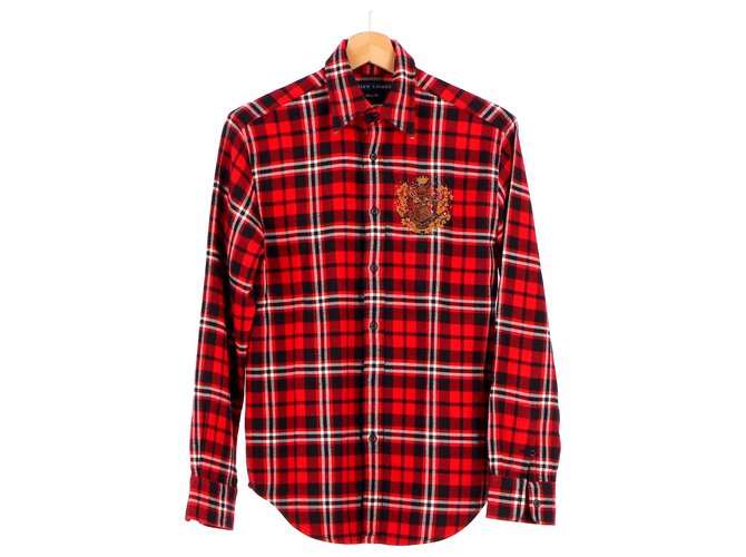Ralph Lauren Camisa Roja Lana  ref.142278