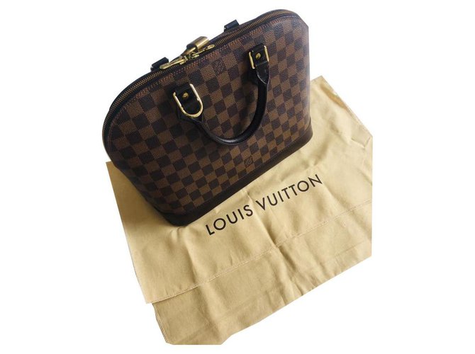 Louis Vuitton Alma PM Brown Leather  ref.142409