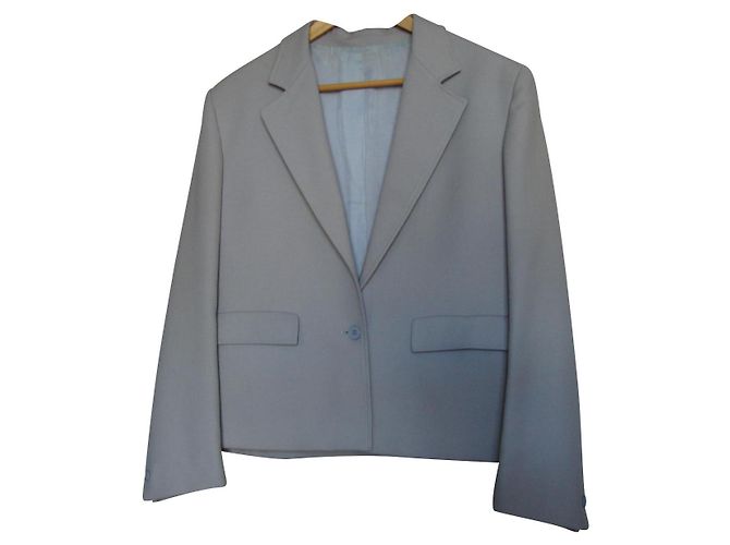 inconnue Spencer Wolljacke grau