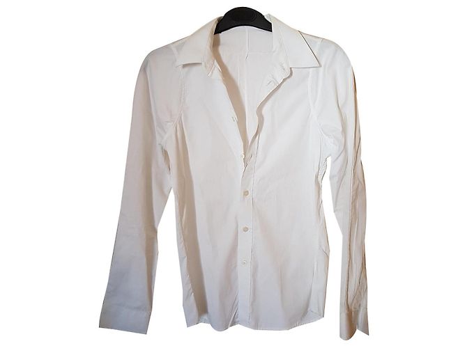 Camicia Givenchy bianca in cotone da uomo Bianco 