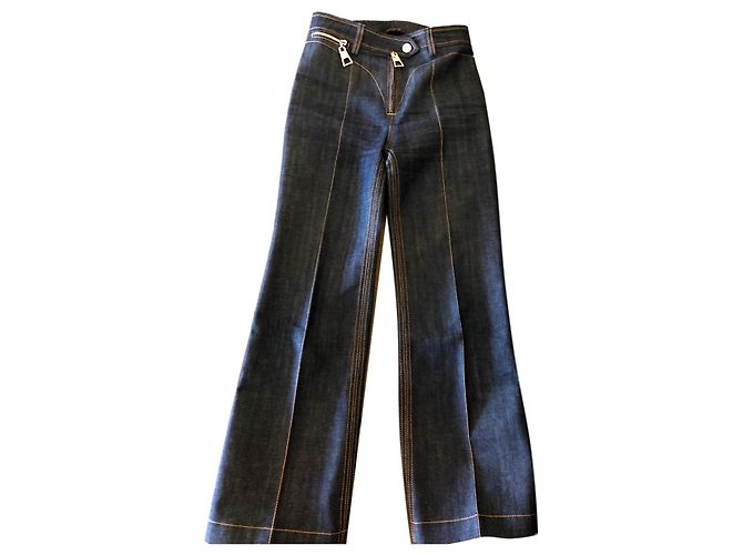 Louis Vuitton Jeans cintura alta,  2016 Azul