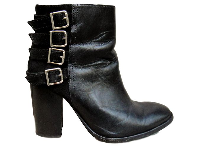 buckle boots IKKS size 38 Black