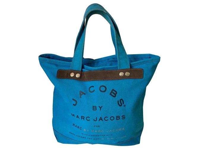 Marc by Marc Jacobs Handbags Blue Cloth  ref.143013