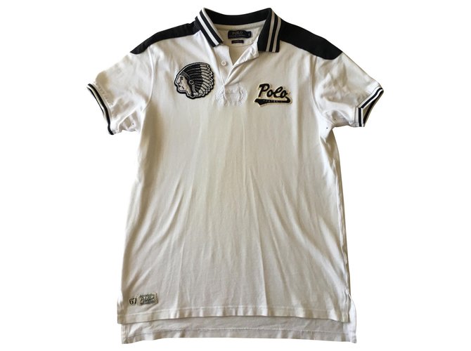 Polo Ralph Lauren Shirts White Cotton  ref.143218