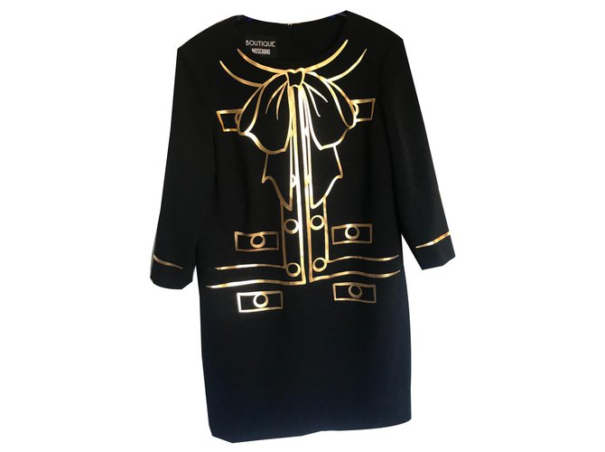 Moschino Robes Noir  ref.143250