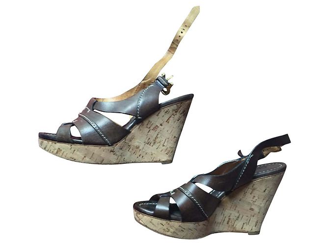 Chloé scarpe chole Marrone Pelle