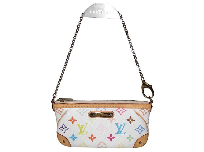 Louis Vuitton Brieftasche Milla mehrfarbig Murakami hervorragend Mehrfarben