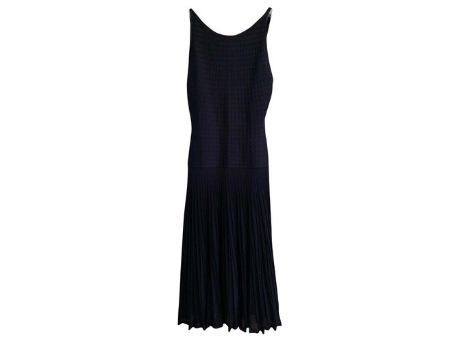 Chanel Dresses Black Polyamide  ref.143492