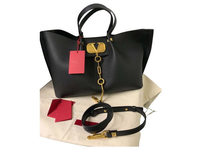 valentino v logo bolsa