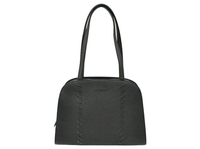 Yves Saint Laurent Leather Shoulder bag Black  ref.143573