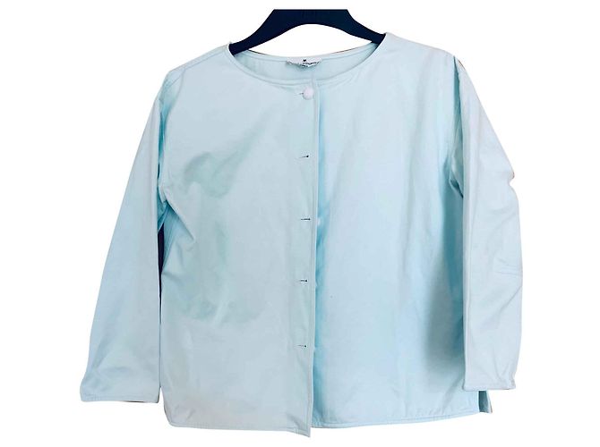 Completo Gonna Courreges Blu Cotone